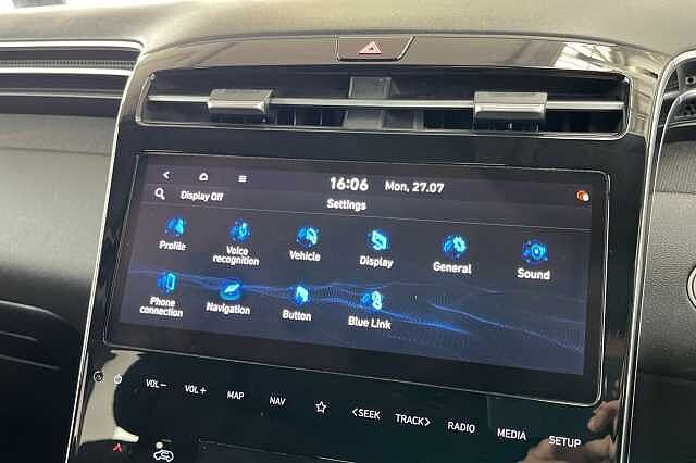 Hyundai TUCSON 1.6 T-GDi MHEV Premium Euro 6 (s/s) 5dr Blue