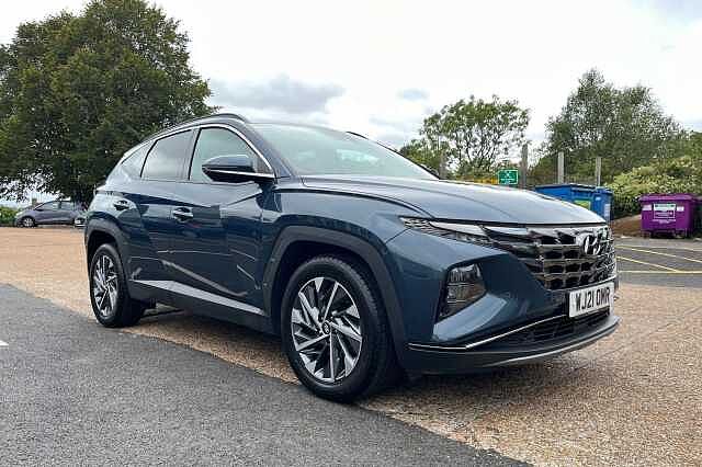 Hyundai TUCSON 1.6 T-GDi MHEV Premium Euro 6 (s/s) 5dr Blue