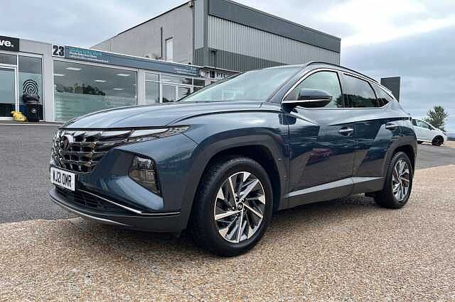Hyundai TUCSON 1.6 T-GDi MHEV Premium Euro 6 (s/s) 5dr Blue